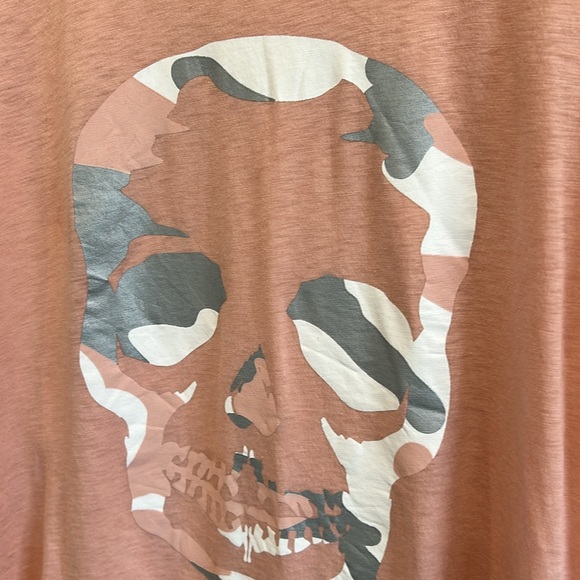 NEW Zadig & Voltaire Skull Camo Tee Shirt - Picture 2 of 7